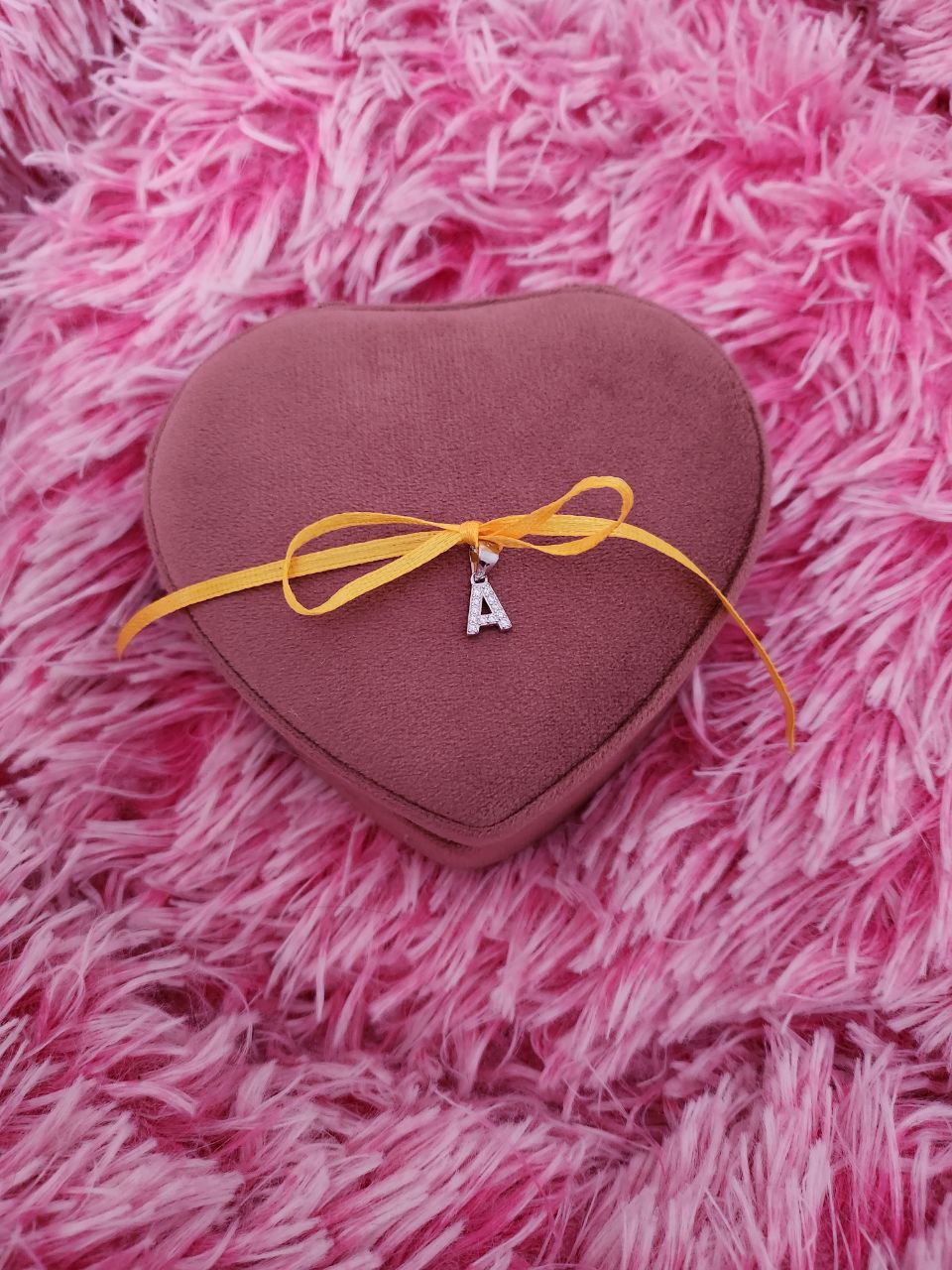 Ciondolo lettera personalizzata - argento 925