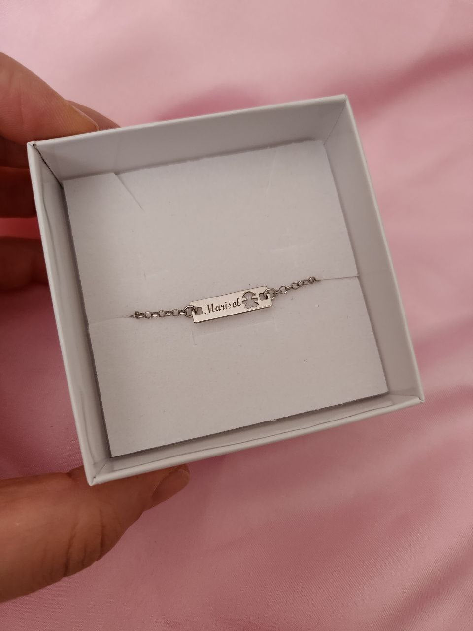 Bracciale per bambini con personalizzazione - argento 925