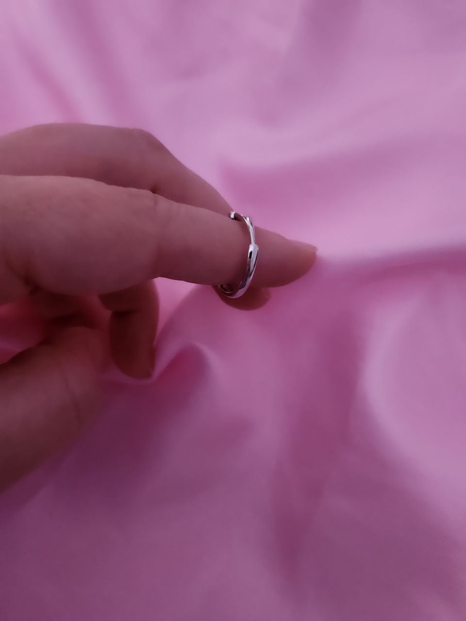 Anello baby coppia tutto silver - argento 925