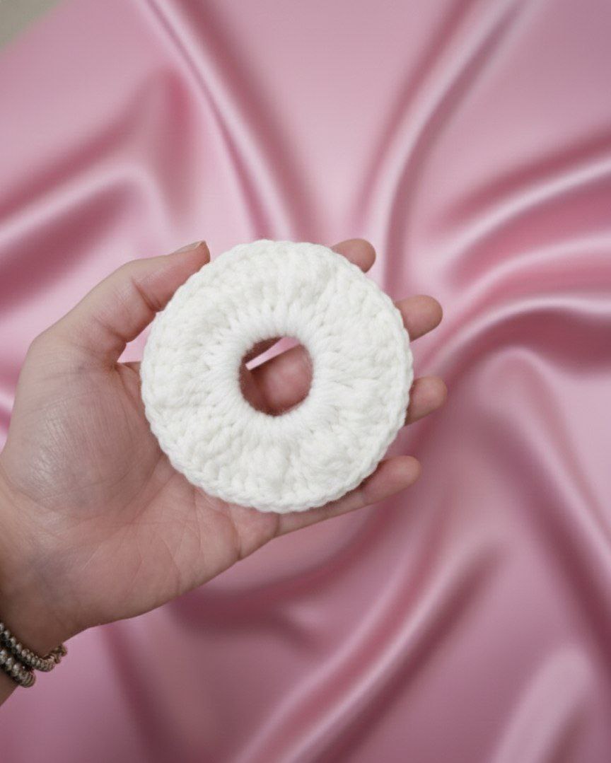 Codino scrunchies bianco