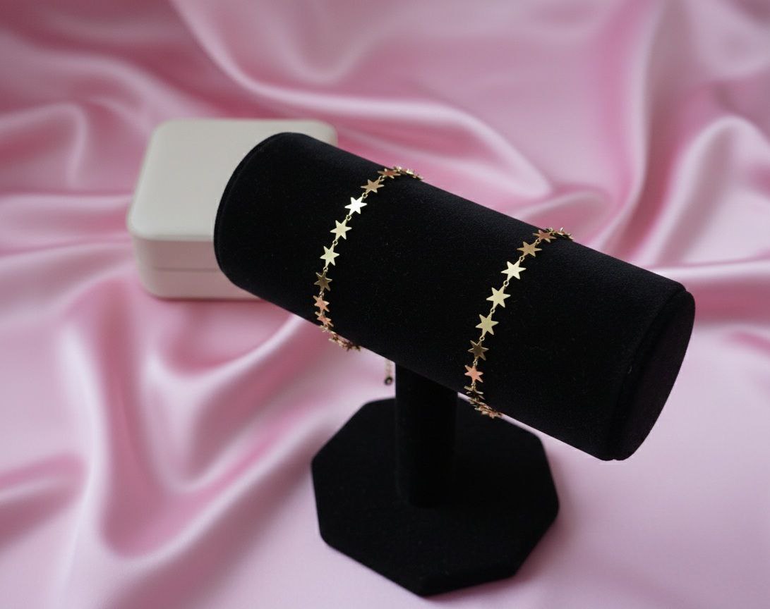 Bracciale stelline oro
