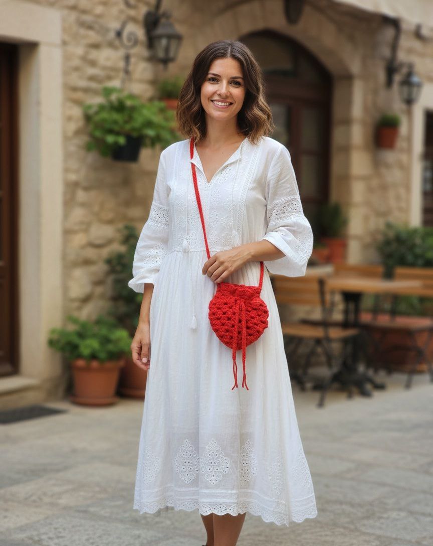 Borsa a forma di fragolina