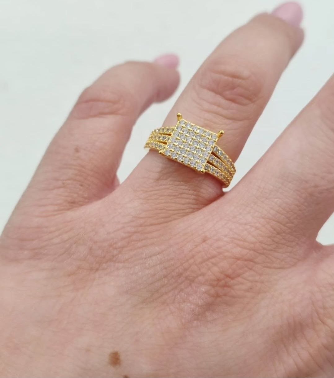 Anello zircon - argento 925