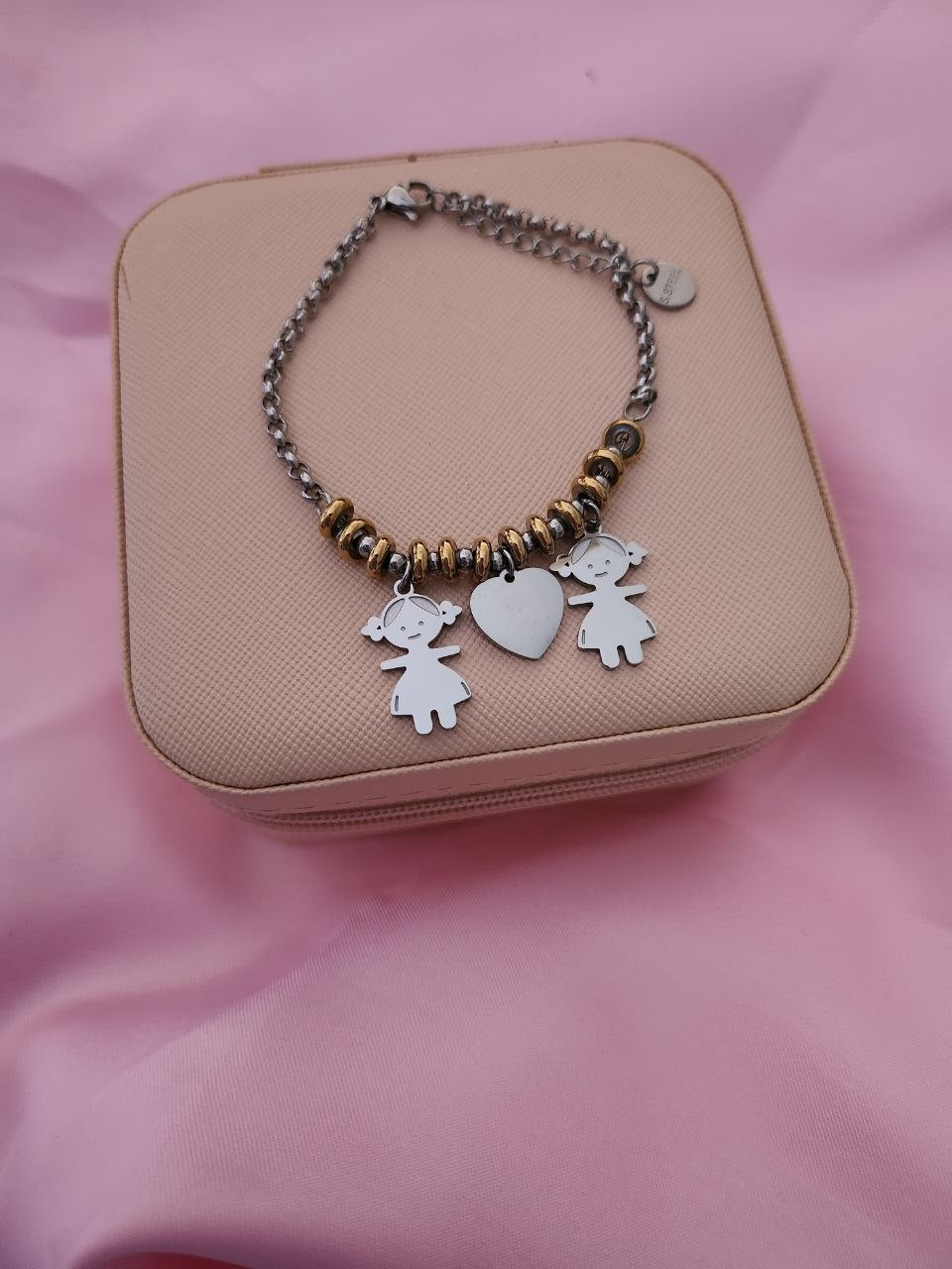 Bracciale bebè con due femmine