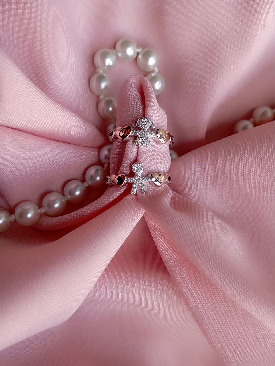 Anello baby bimbo - argento 925