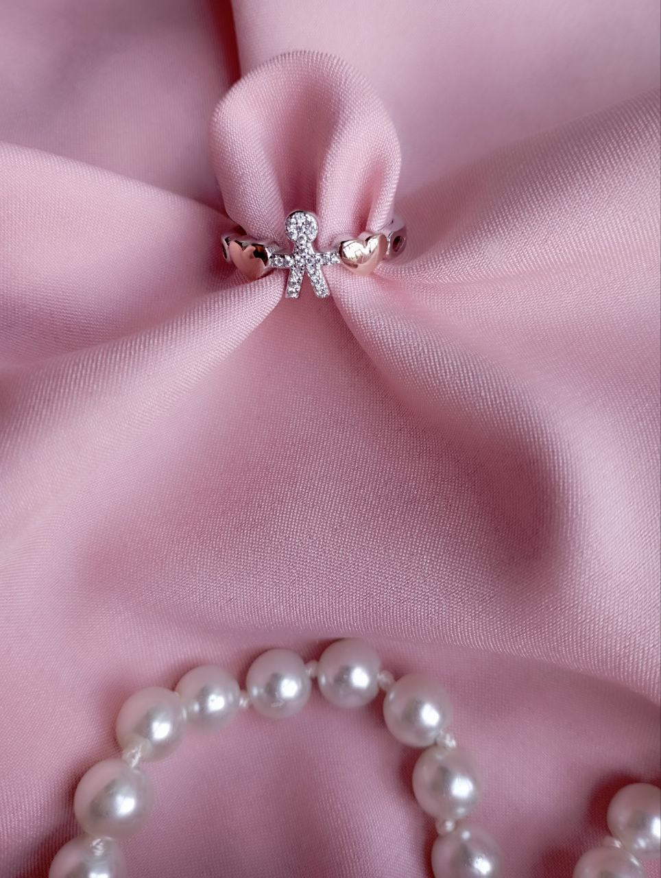 Anello baby bimbo - argento 925