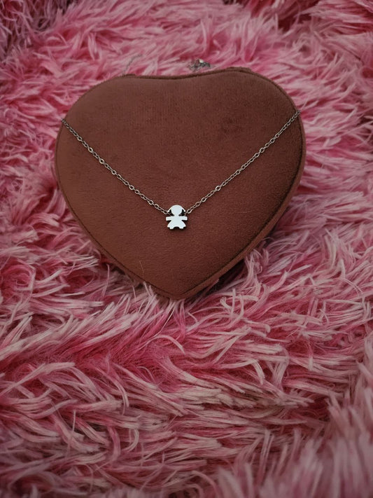 Collana modello Lebebè silver bimba