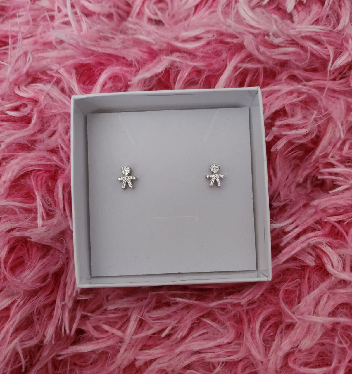 Orecchini bimbo a lobo  - argento 925