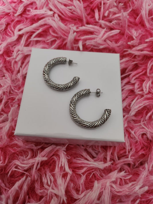 Orecchini cerchio 2,5cm- silver