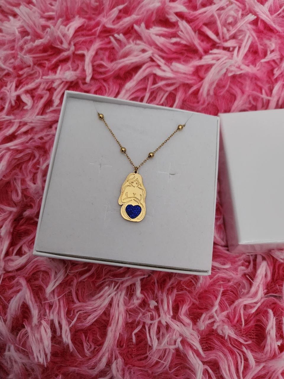Collana nascita bimbo con perline