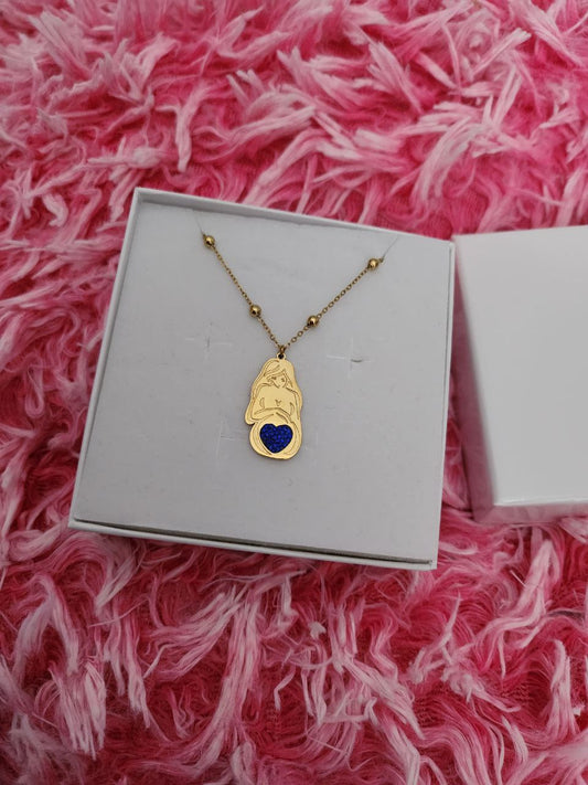 Collana nascita bimbo con perline