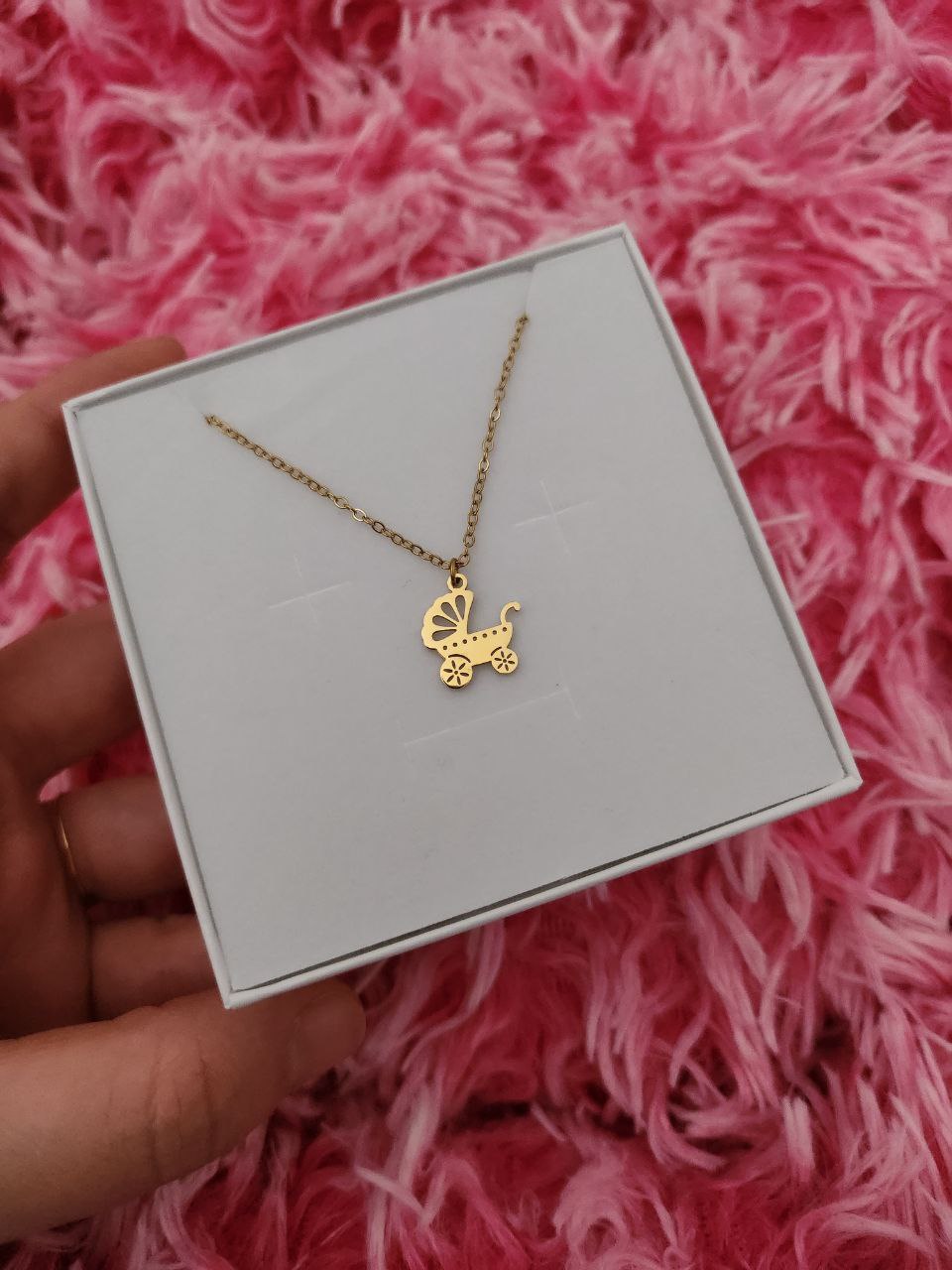 Collana passeggino gold