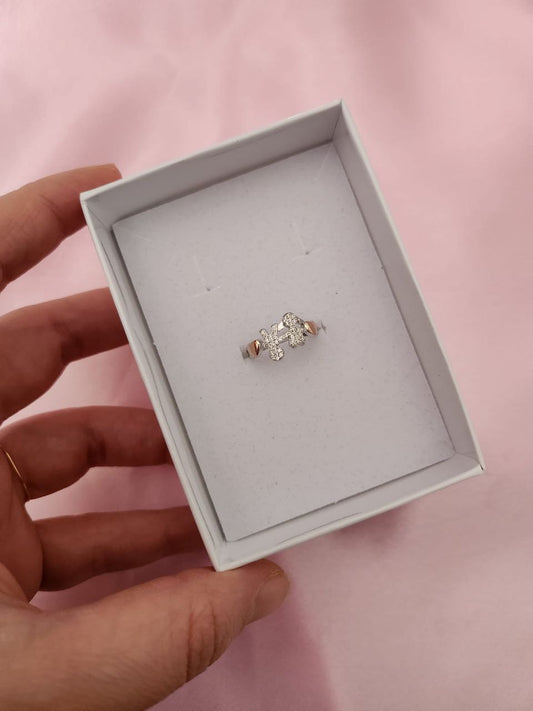 Anello baby coppia - argento 925