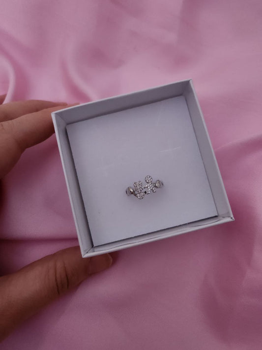 Anello baby coppia  tutto silver - argento 925