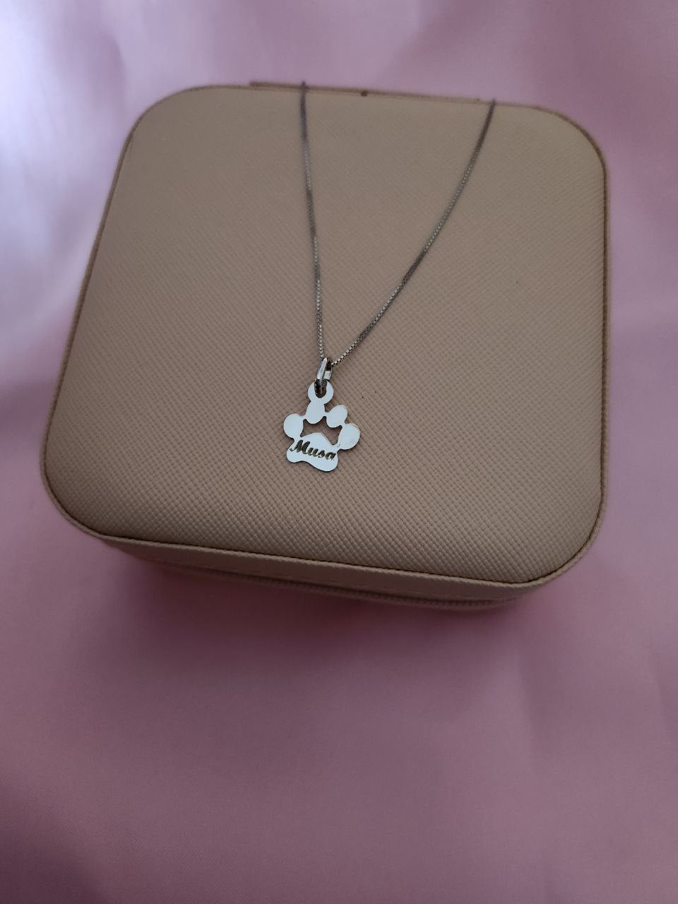 Collana con zampa - argento 925