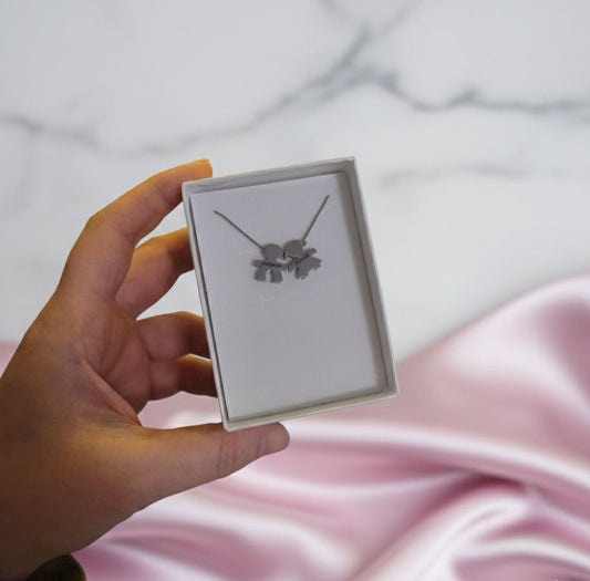 Collana liscia con bimbi con nome personalizzato