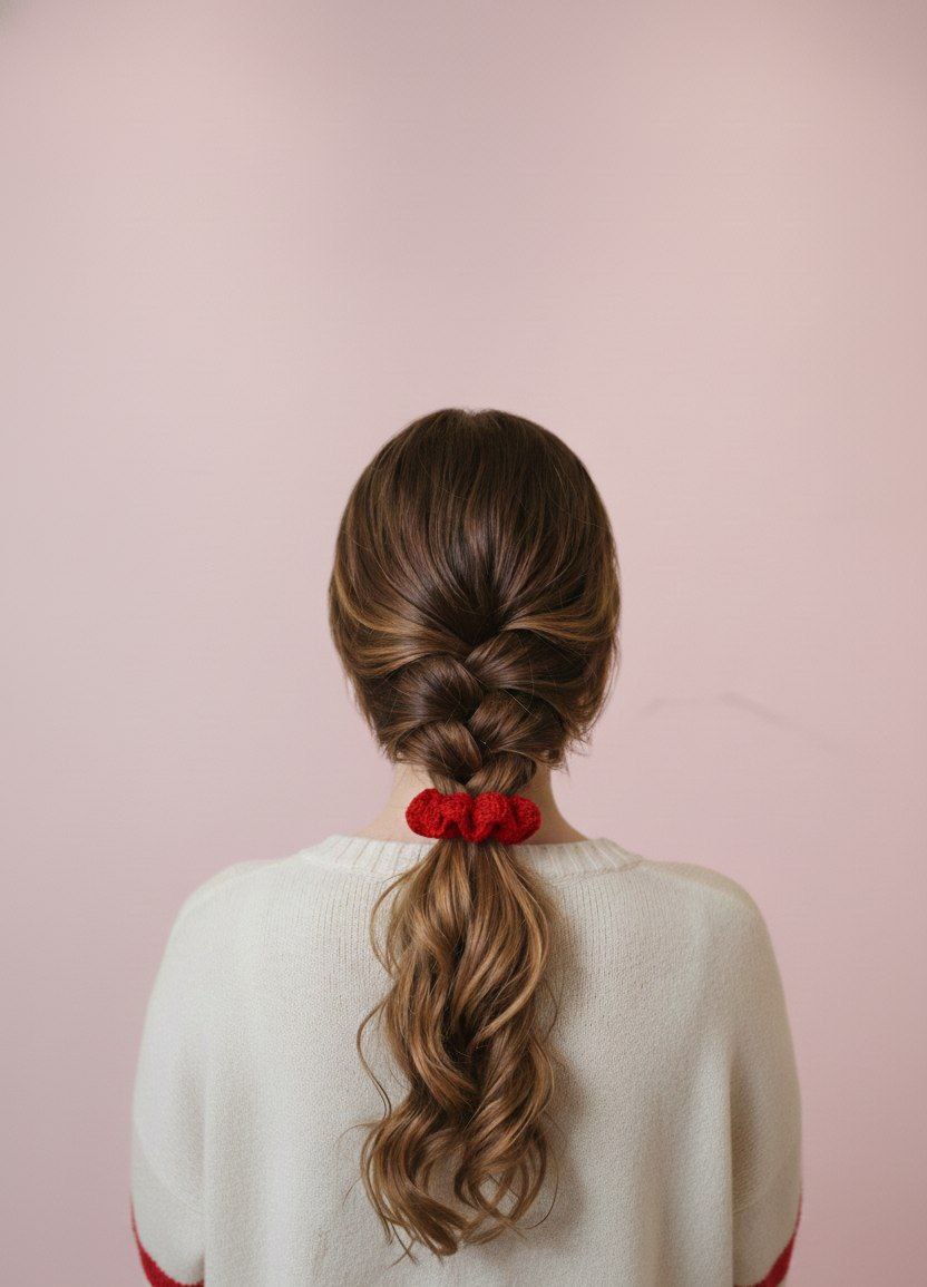 Codino scrunchies  rosso