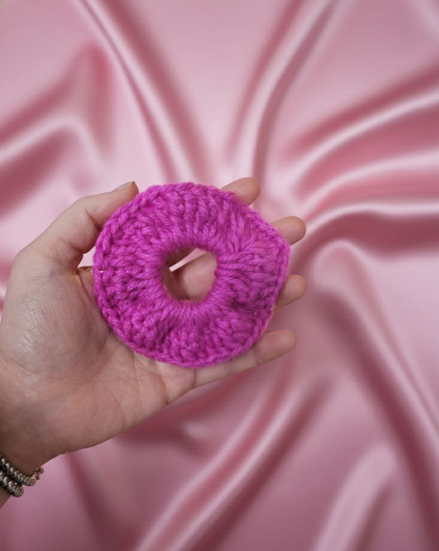 Codino scrunchies fucsia