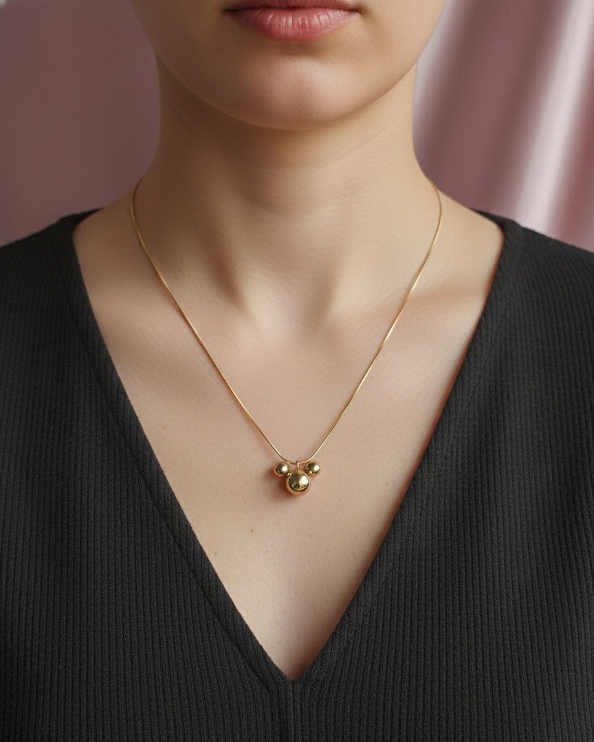 Collana topolino oro