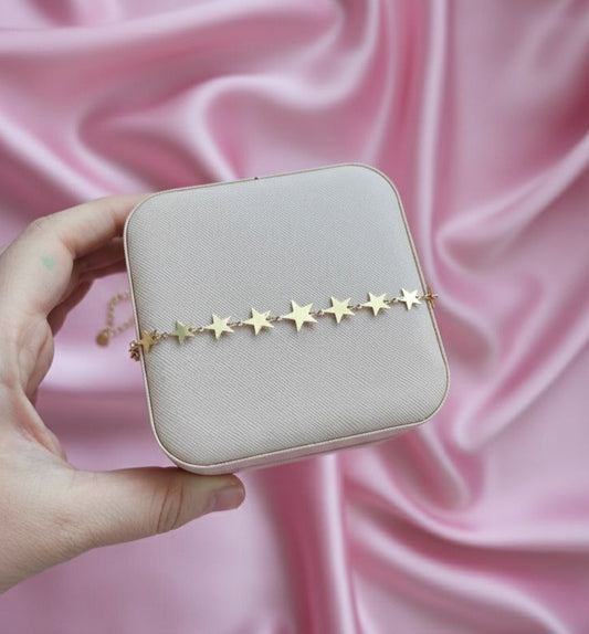 Bracciale stelline oro