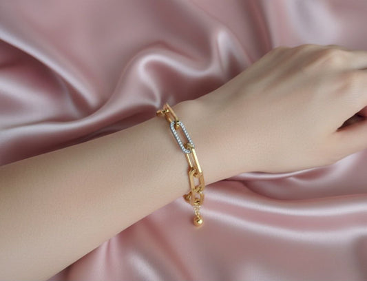 Bracciale catena oro