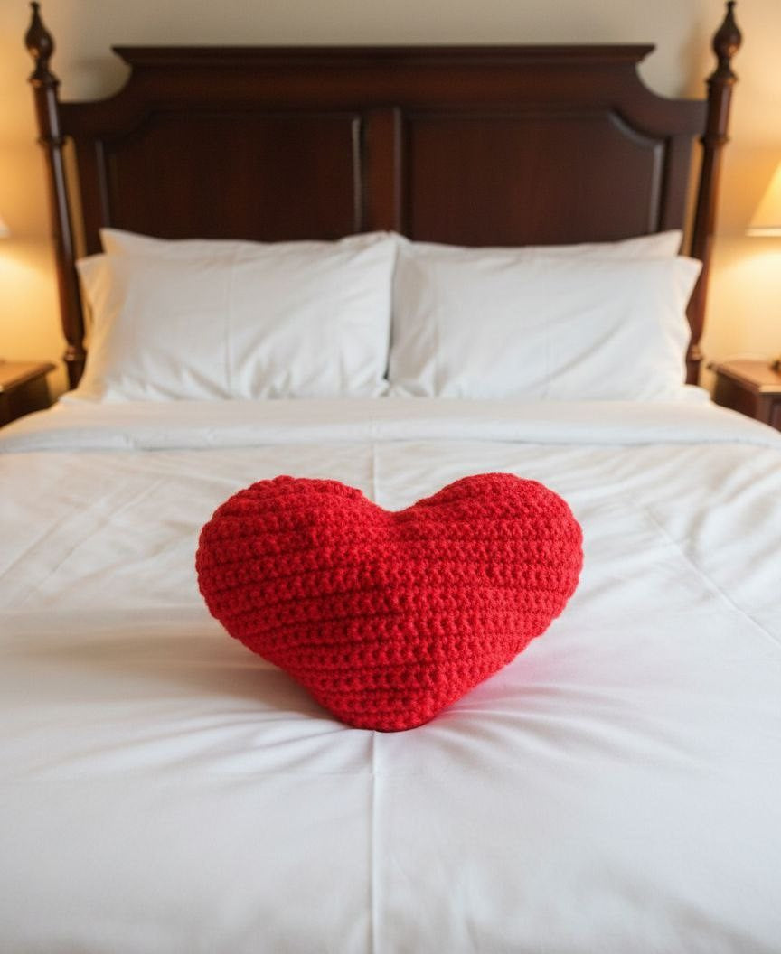 cuscino a forma di cuore