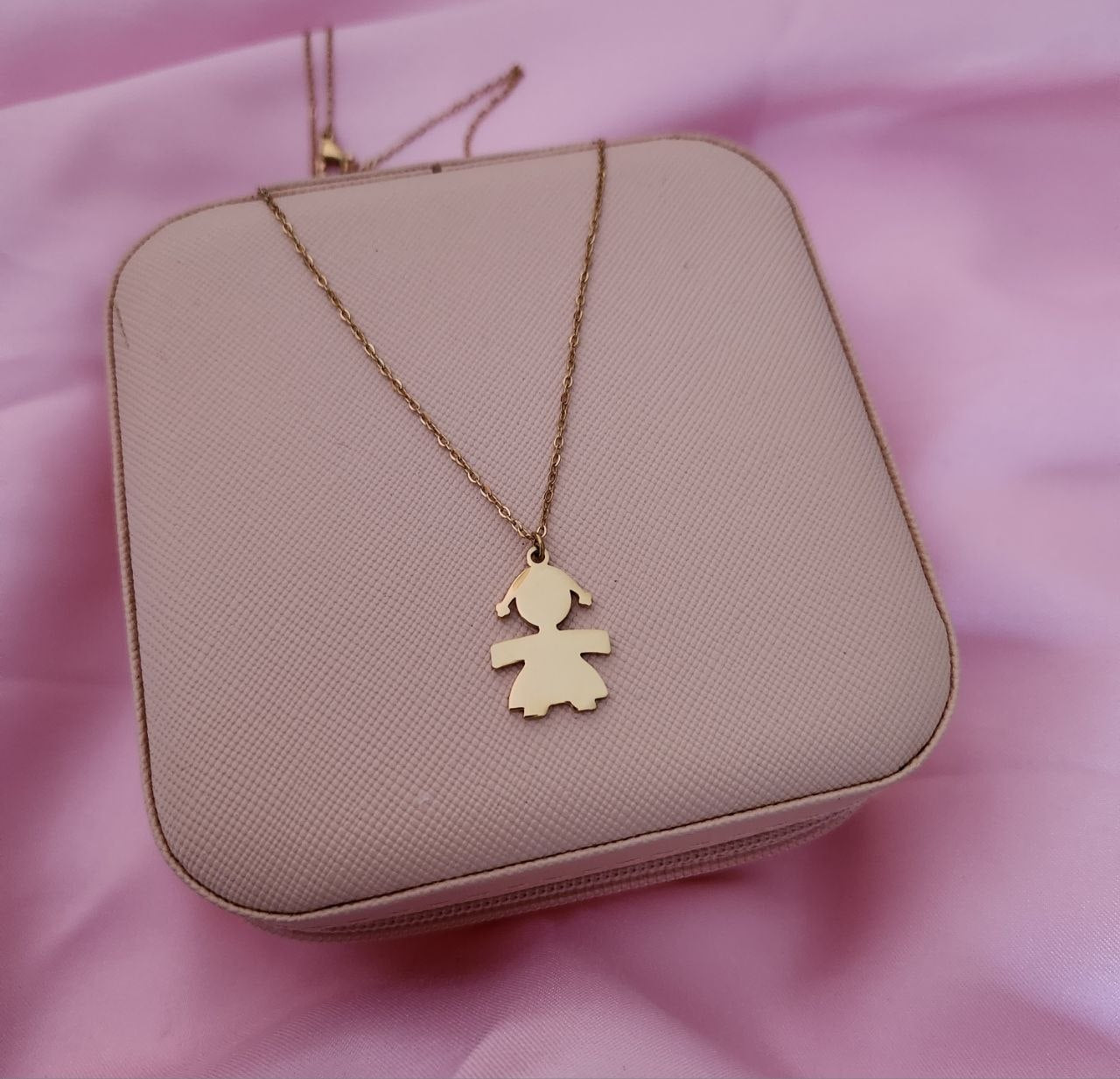 Collana bimba da personalizzare colore oro