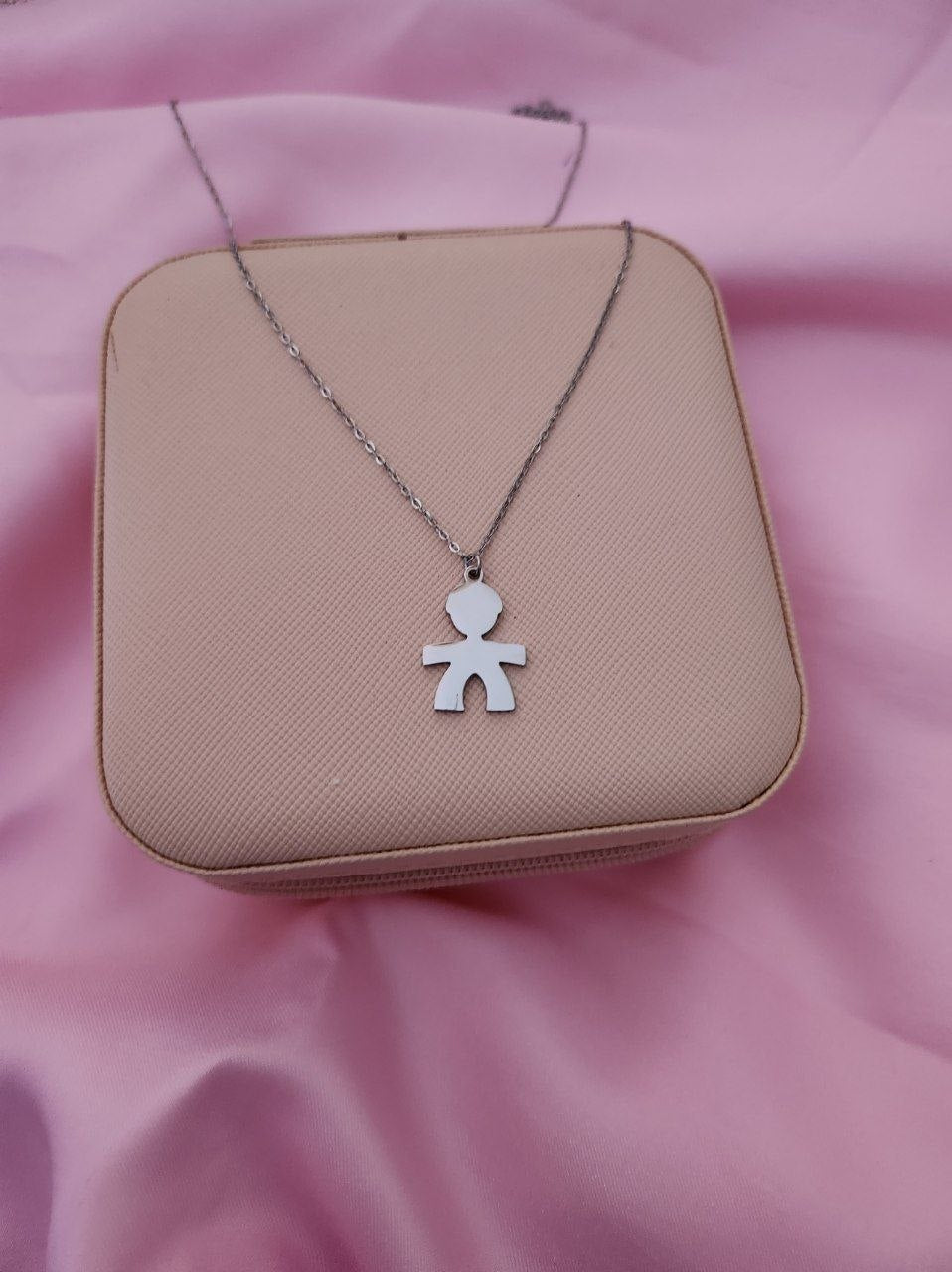 Collana bimbo da personalizzare colore silver