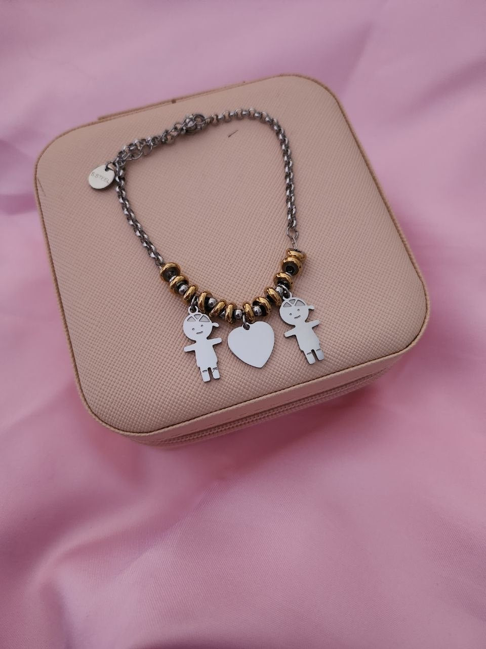 Bracciale bebè con due maschi